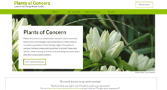 Desktop Screenshot of plantsofconcern.org